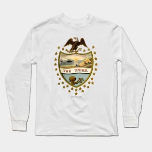 1876 Oregon Coat of Arms Long Sleeve T-Shirt